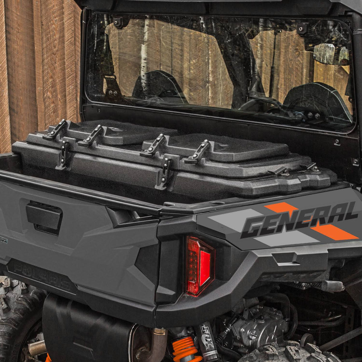 Black Plastic Rear Cargo Box R817