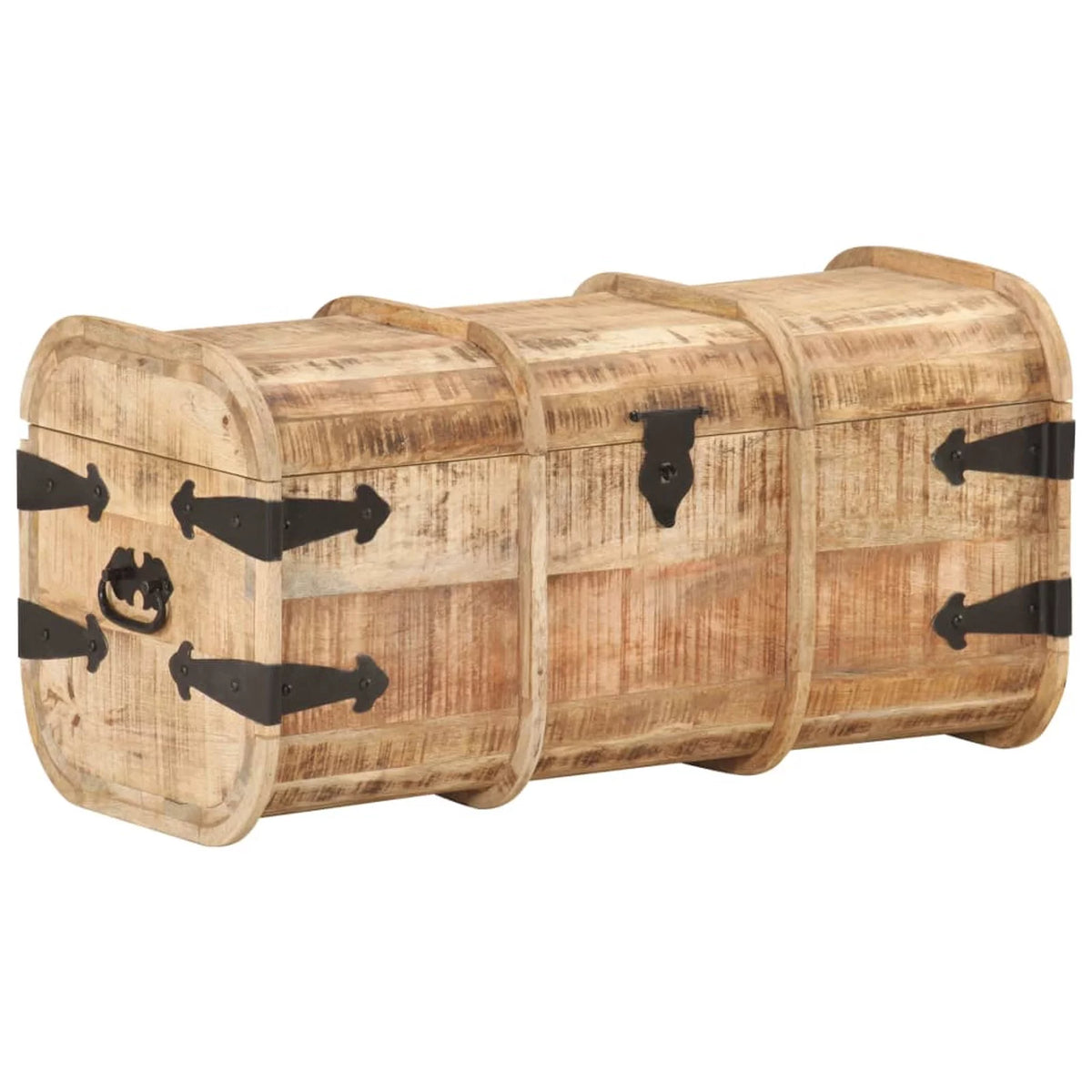 Storage Chests 2 Pieces Solid Mango Wood C8269