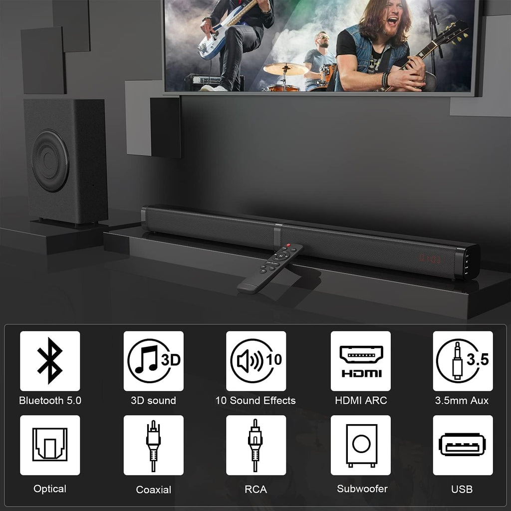 2.1 CH Sound Bar with Subwoofer 240W G650