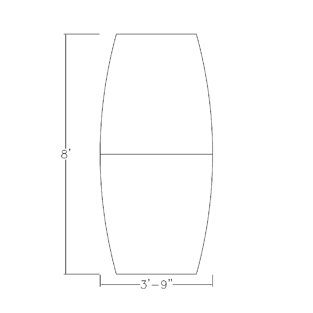 8 Person Boat Shaped Conference Table Y4225