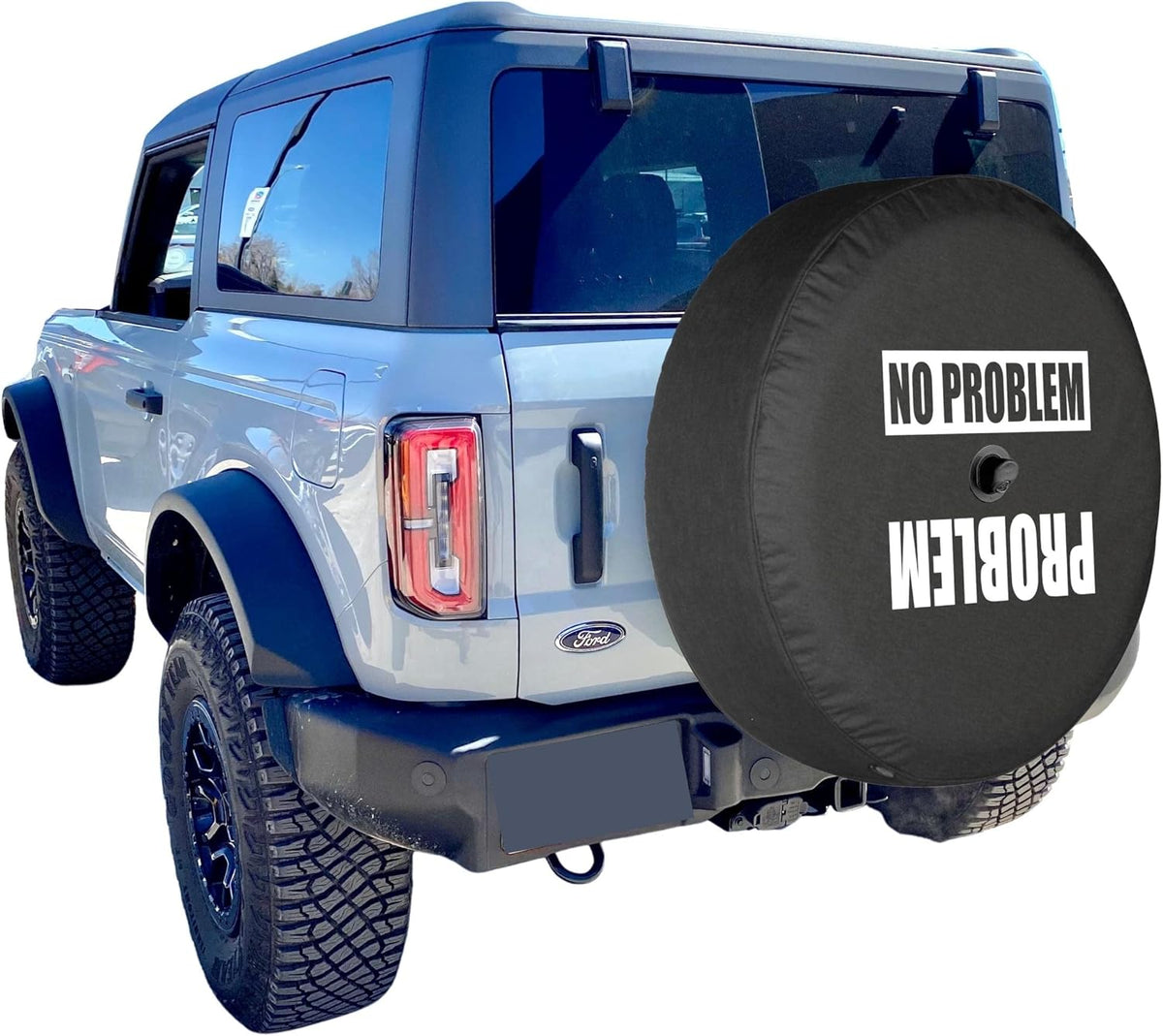 33" Soft Tire Cover Compatible with Ford Bronco with Back-up Camera Pack of 2 G419511