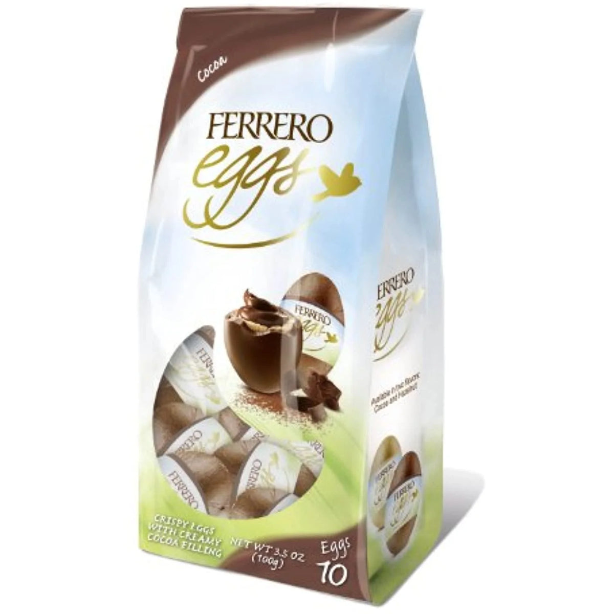 Hazelnut Milk Chocolate Eggs 10 Count 3.5 Oz I3944