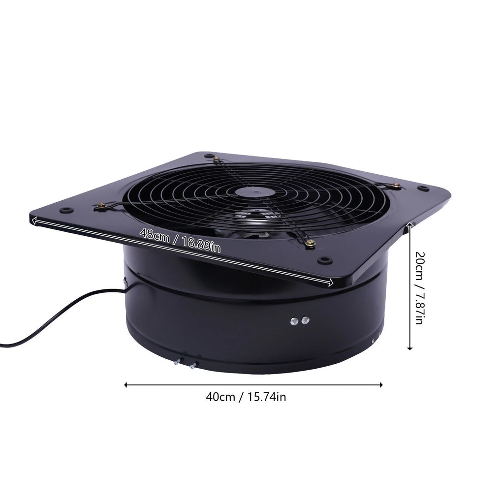 16" 750W Electric Ventilation Exhaust Fan Black B227