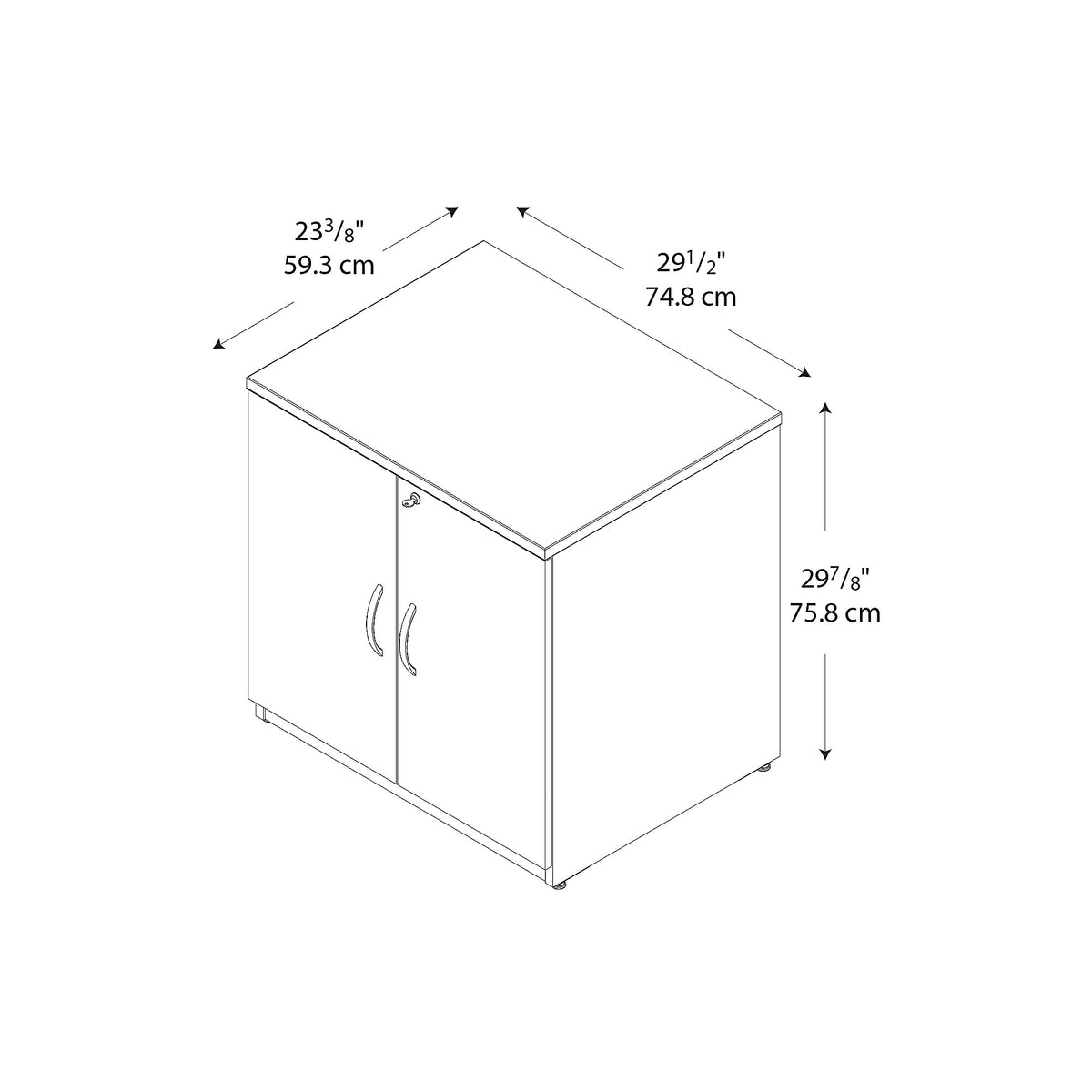 Mahogany Storage Cabinet T58400