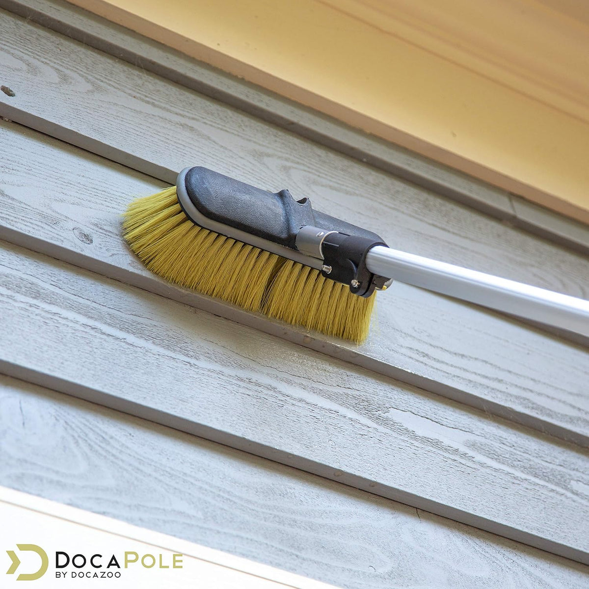 11 Inch Medium Bristle Deck Brush with Telescoping Pole V525069