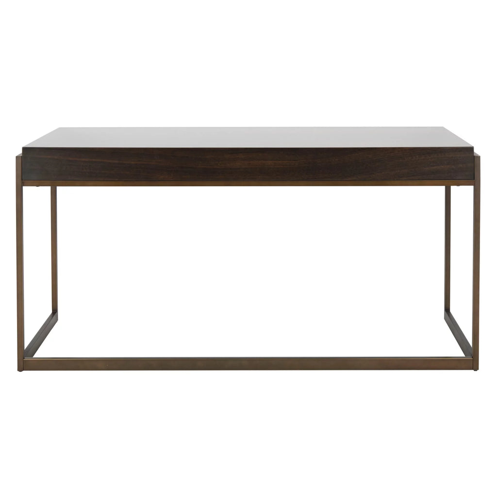 Brown 3 Drawer Writing Desk L4233