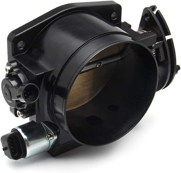 92mm Aluminum Throttle Body with TPS IAC Black Z130