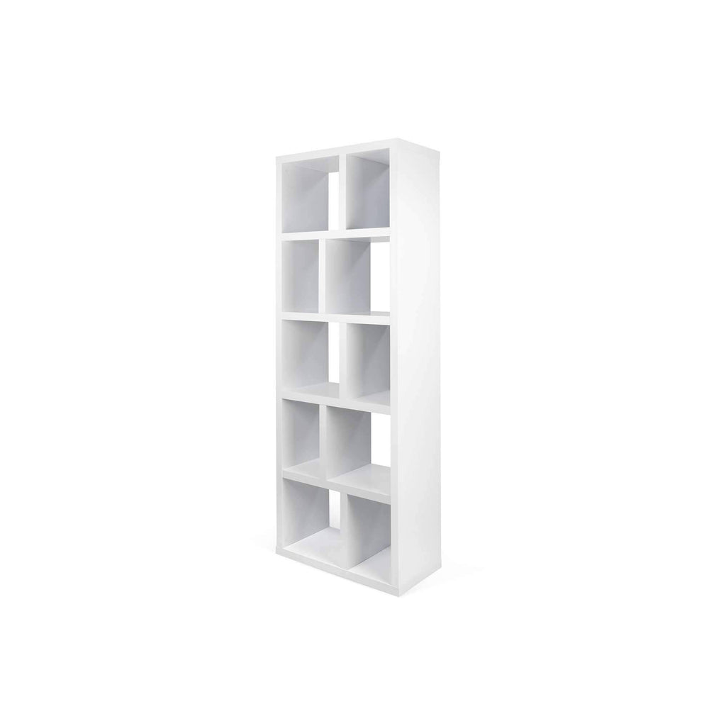 Pure White 5 Level Bookcase N409