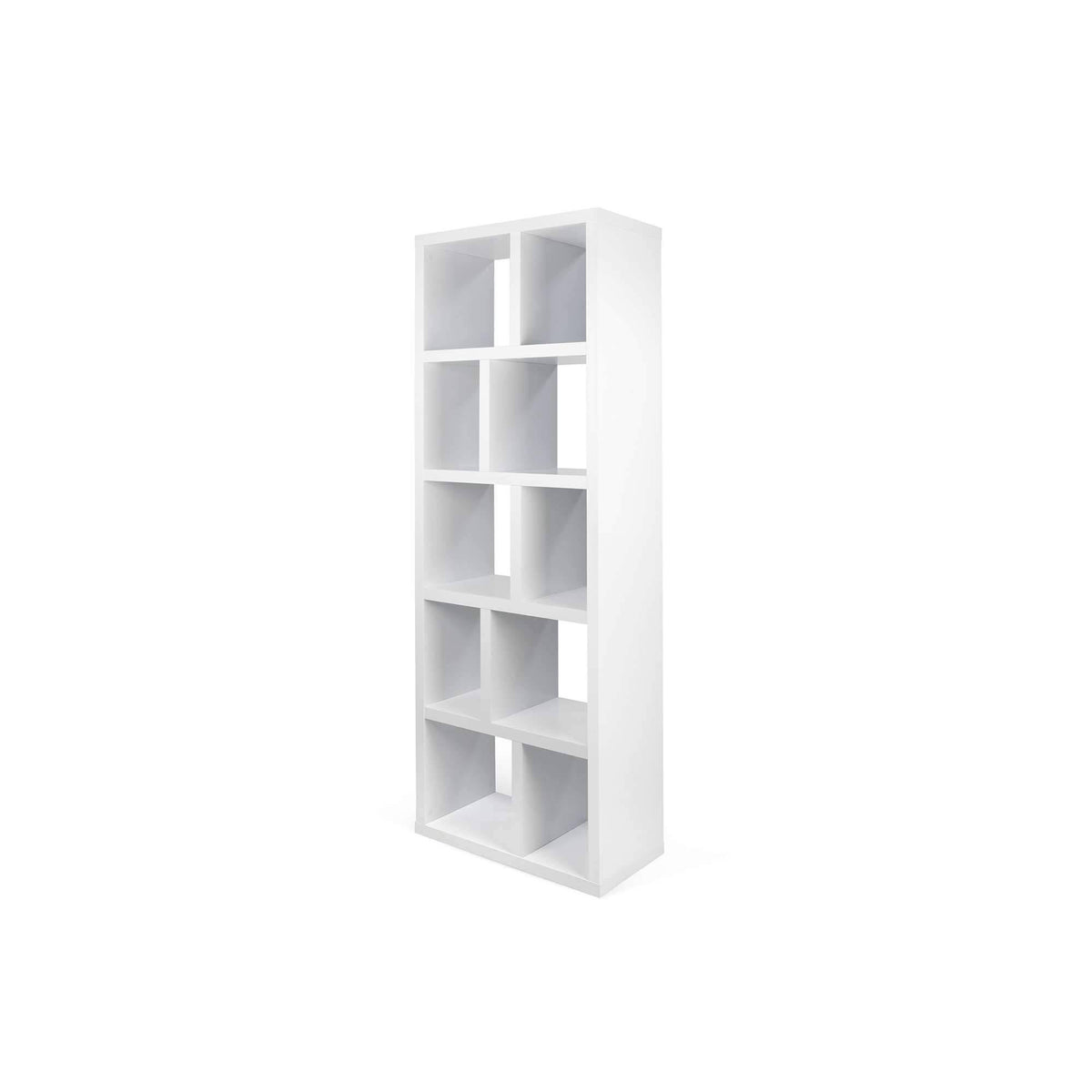 Pure White 5 Level Bookcase N409