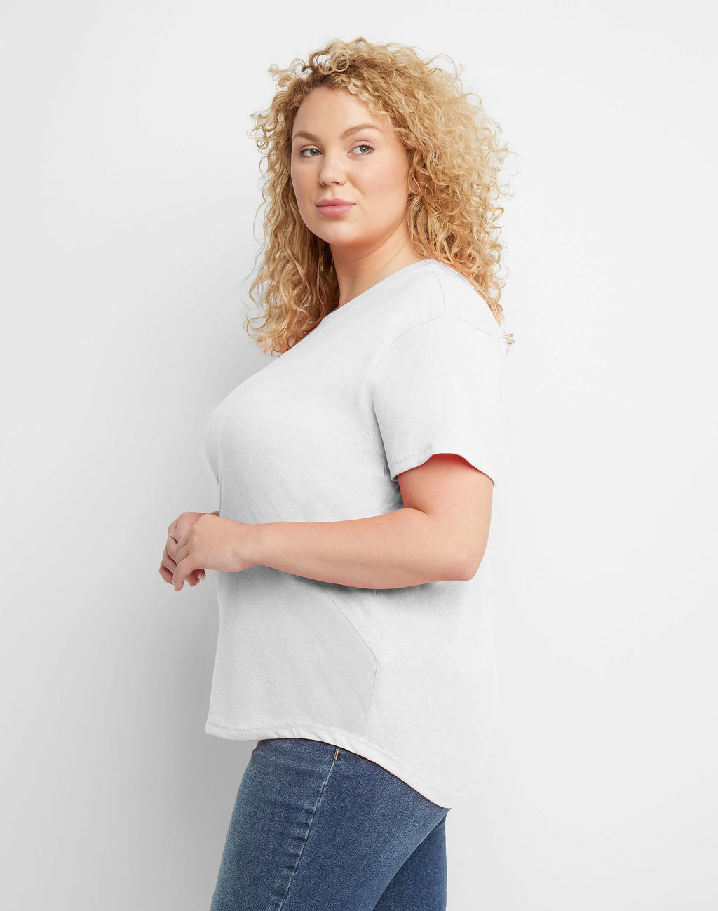 Women's Tri-Blend T-Shirt Relaxed Fit Plus Size R273