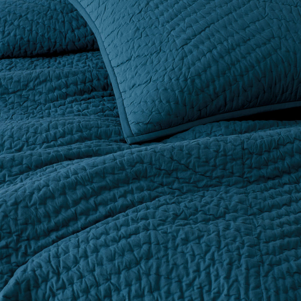 Navy Cotton Voile Quilt U263101