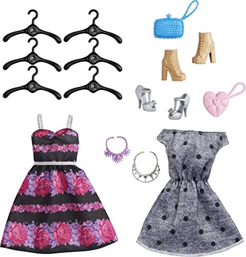 Blonde Fashion Doll & Pink Closet Playset with Clothes & 12 Accessories F563975