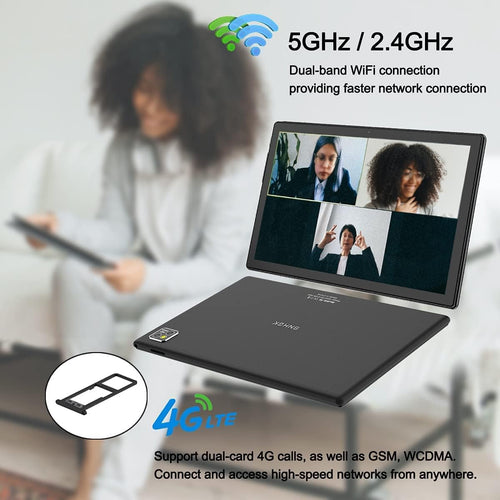 10.1 Inch Dual SIM 4G LTE Tablet with 6GB RAM 128GB ROM L231590
