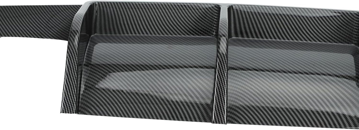 3PCS Rear Bumper Diffuser Carbon Fiber Style F786