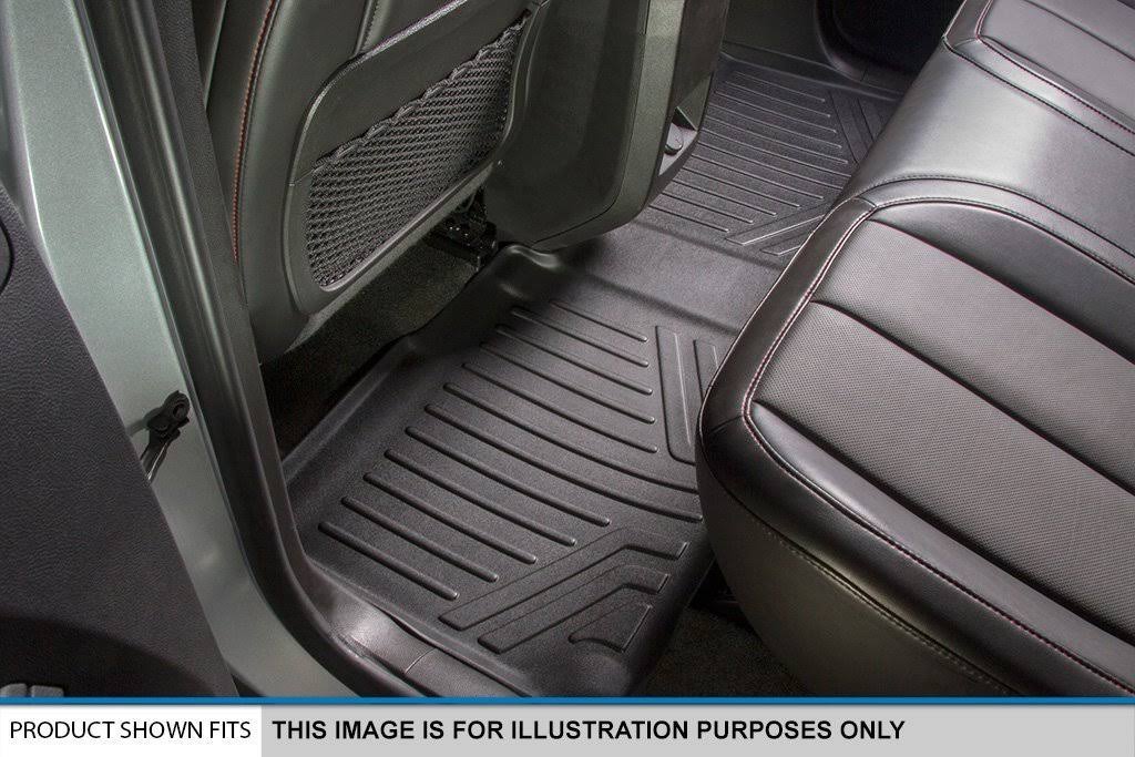 Black 2 Row Floor Mat Liner Set E4239