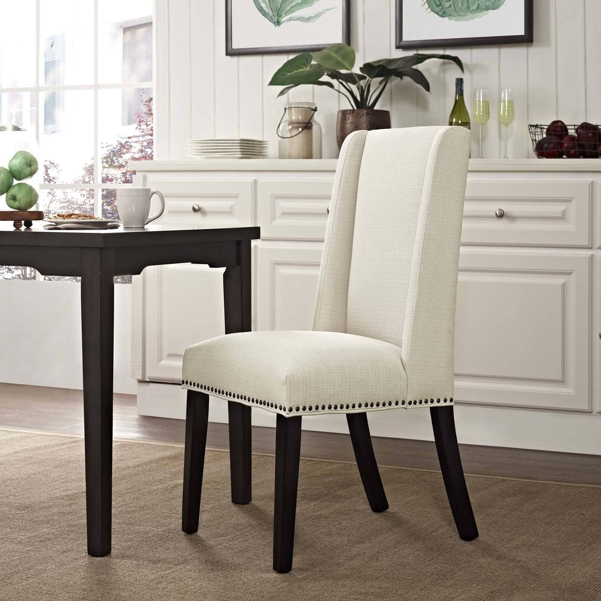 Orange Fabric Dining Chair J32080
