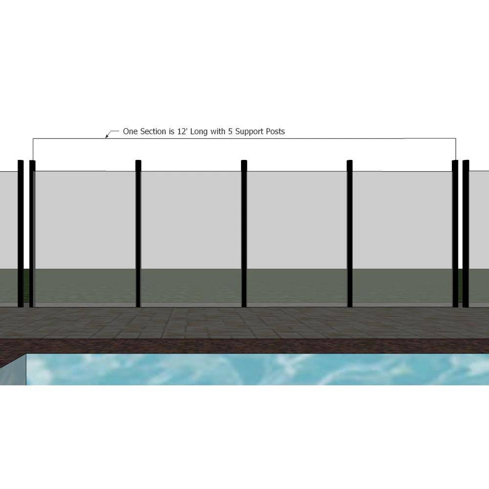 Black Mesh Pool Fence S58559