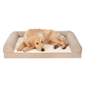Large Plush Linen Orthopedic Sofa Pet Bed F57115