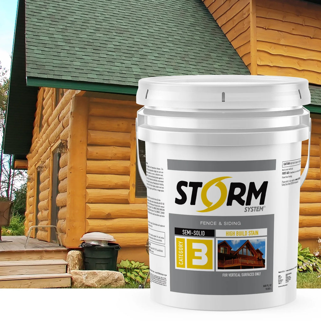 Semi-Transparent Log & Siding Stain + Sealer Teak 1 Gallon Q36614