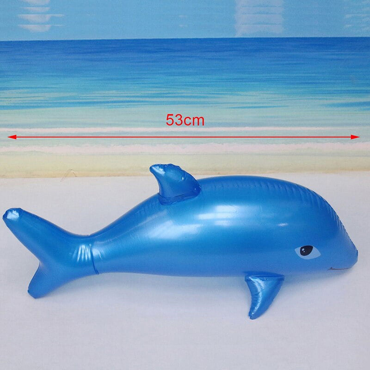 Inflatable Dolphin Beach Swimming Ring Pool Float Water Toy G96562