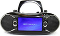 Black 7" Bluetooth DVD Boombox with AM/FM Radio M295