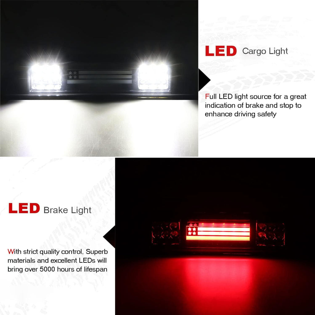 LED 3rd Brake Light High Mount Stop Light Smoke Lens C386304