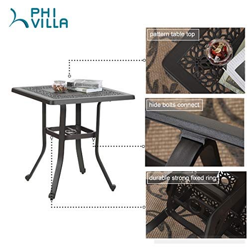 Cast Aluminum Rectangular Patio Dining Table, 64" x 37" X41244