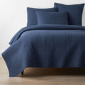 Navy Cotton Voile Quilt U263101