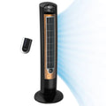 Black Brown Tower Fan with Remote Control R319981