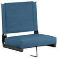 Teal Blue Grandstand Comfort Ultra Padded Seat C8771