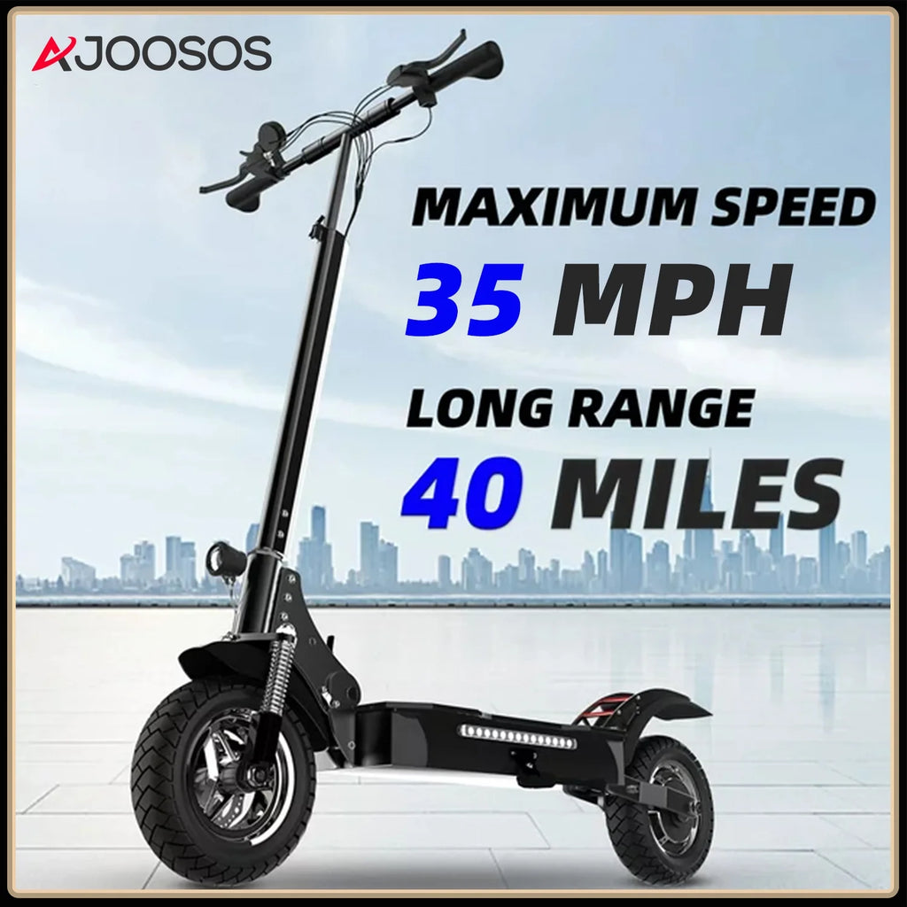 Electric Scooter 35 mph 40 Miles 1300W Foldable U349396