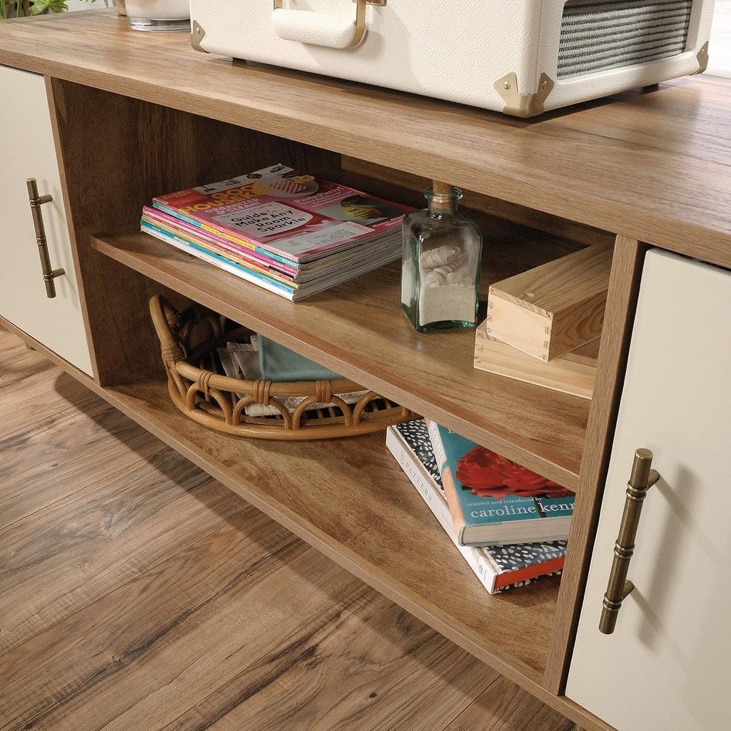 Sindoori Mango Finish Entertainment Credenza D42933