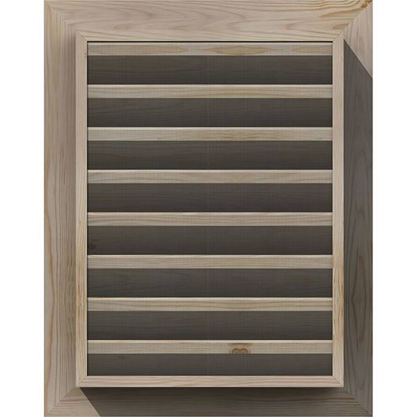 Primed Smooth Vertical Gable Vent P291