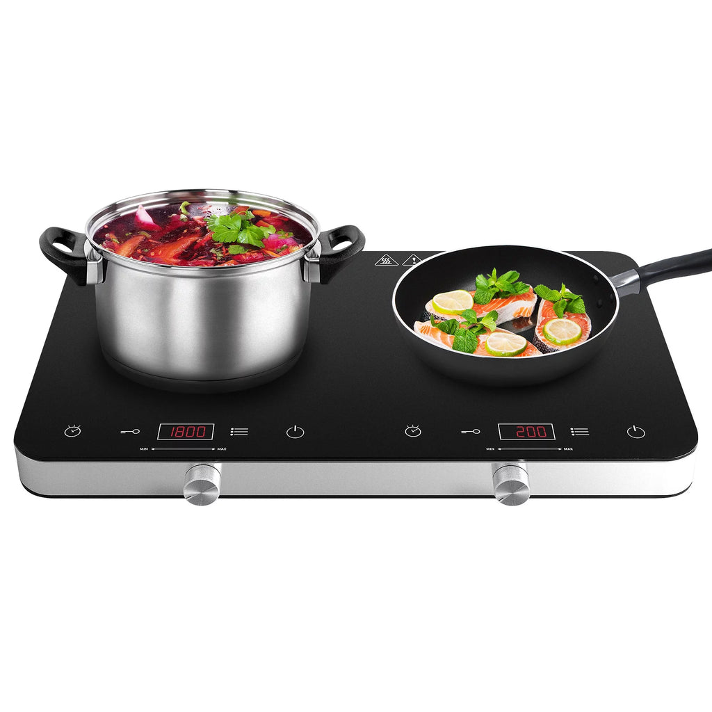 1800W Double Burner Electric Induction Cooktop O500907