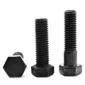 7/16 inch-14 x 3 3/4 inch Coarse Thread Grade 8 Hex Cap Screw Alloy Steel Black Oxide Pk 225 E261