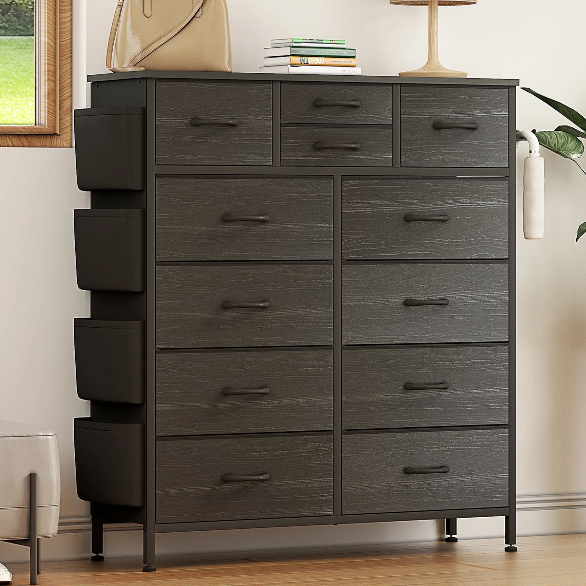 12 Drawer Fabric Dresser N251