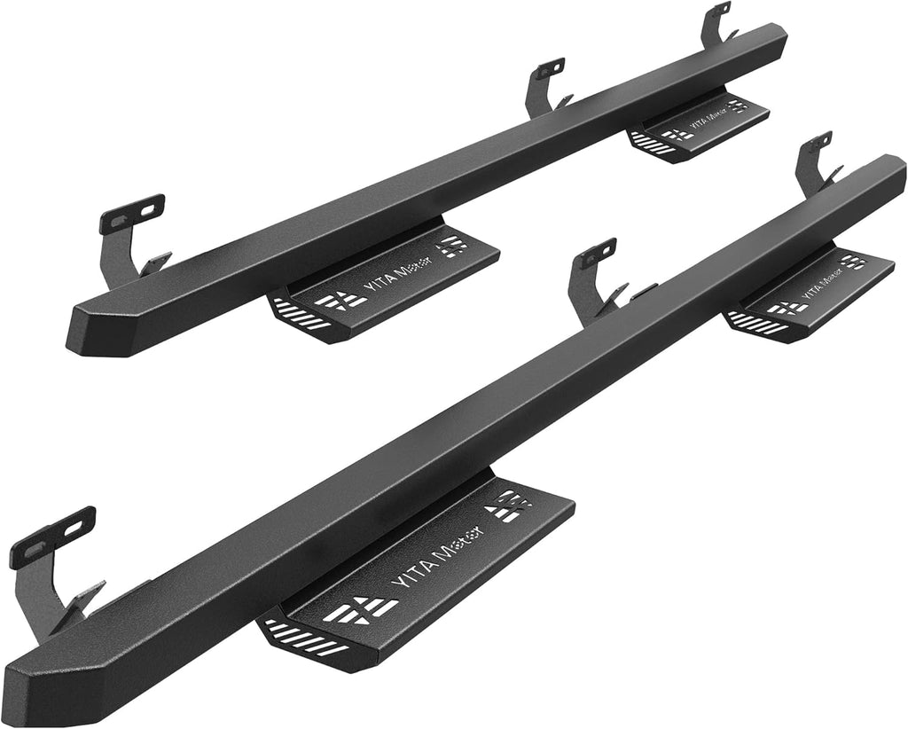 Black Powder Coated Drop Side Steps Running Boards Q545