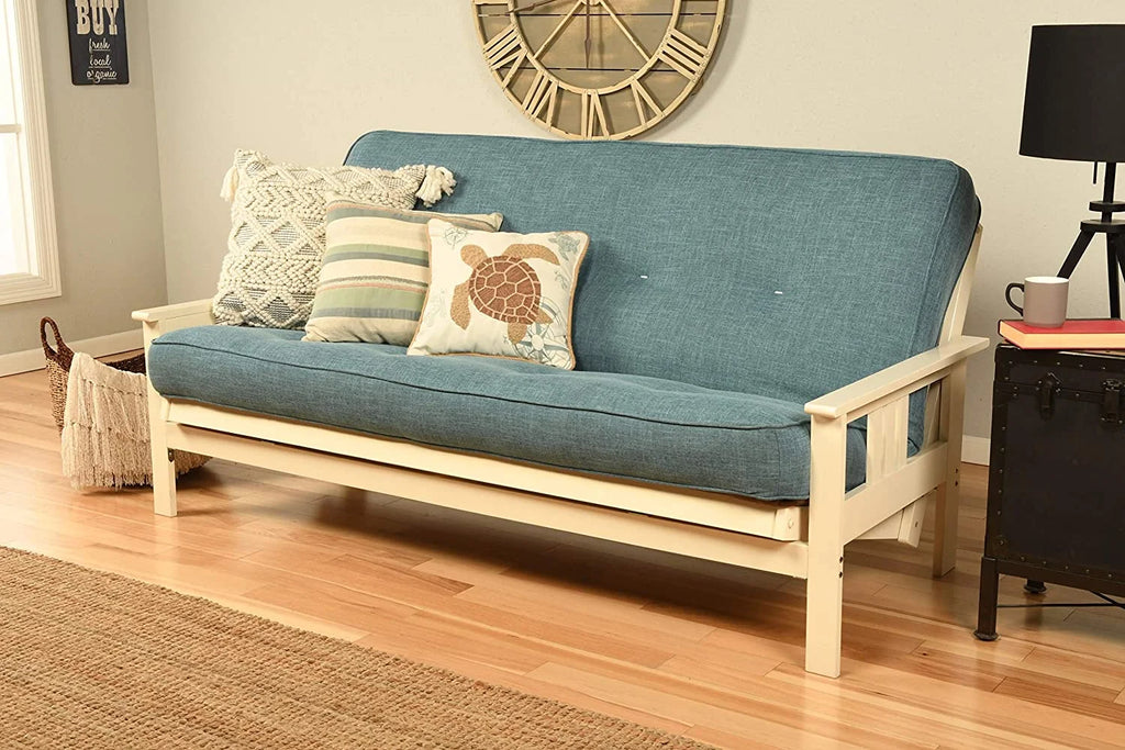 Full Size Linen Aqua Futon Mattress X577