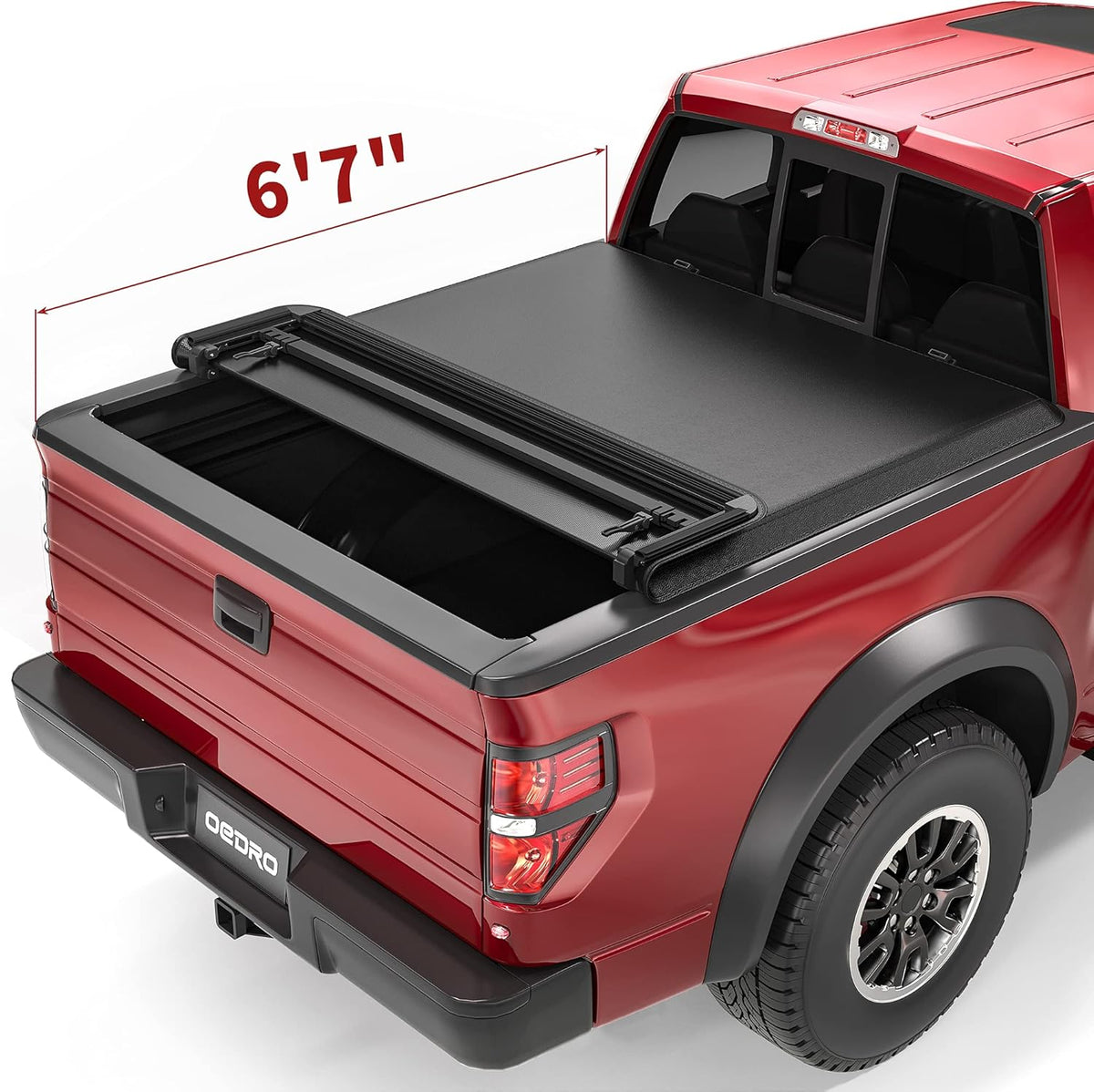 Soft Tri-fold Truck Bed Tonneau Cover for 5.5ft Bed D4211