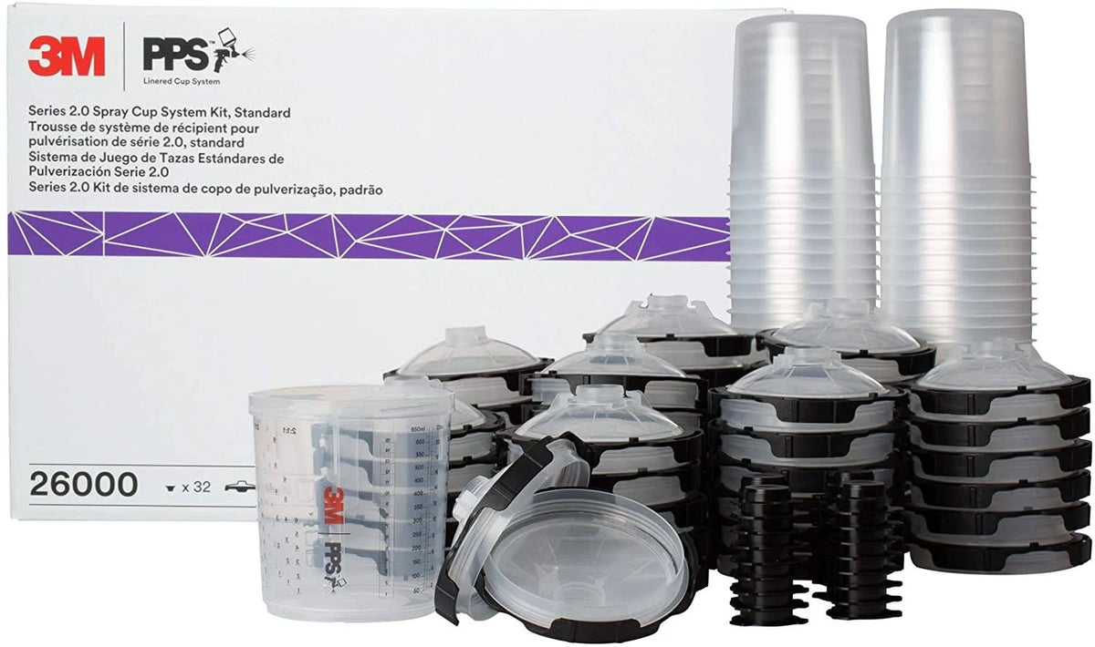 PPS Series 2.0 Spray Cup System Kit, Standard 22 fl oz 650 ml, 200 Micron Filter M69044