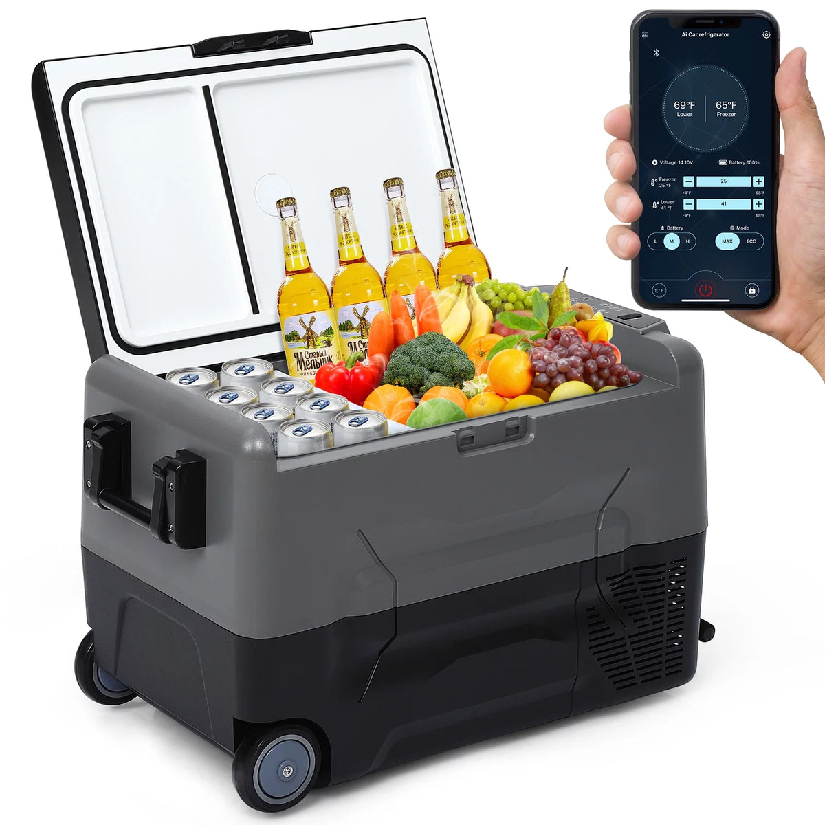 37QT Portable Dual Zone Car Refrigerator C967