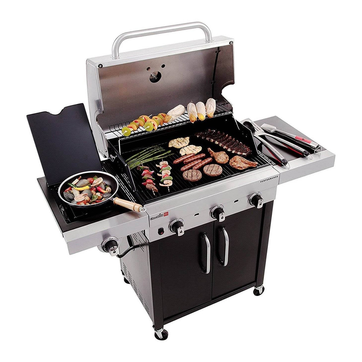 Silver Black 3 Burner Gas Grill K532093
