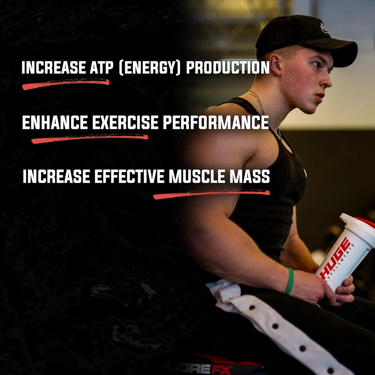 Creatine Monohydrate Pills, 5g Per Serving, 30 Servings W6296