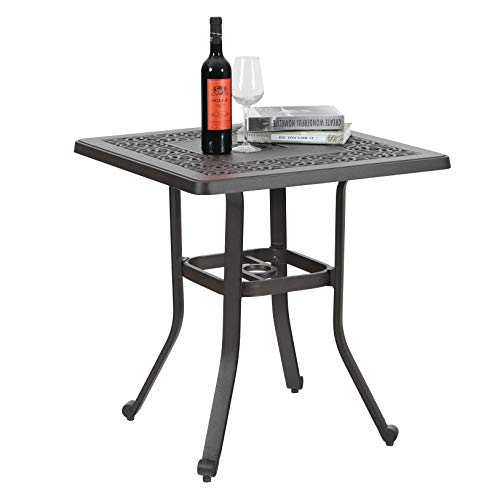 Cast Aluminum Rectangular Patio Dining Table, 64" x 37" X41244