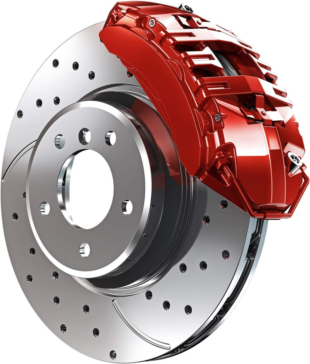 Red High Gloss Brake Caliper Paint System Set F8387