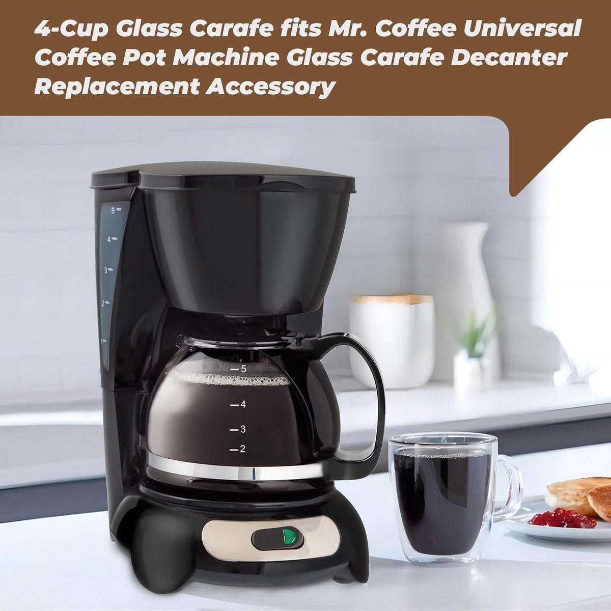 4-Cup Glass Carafe G251