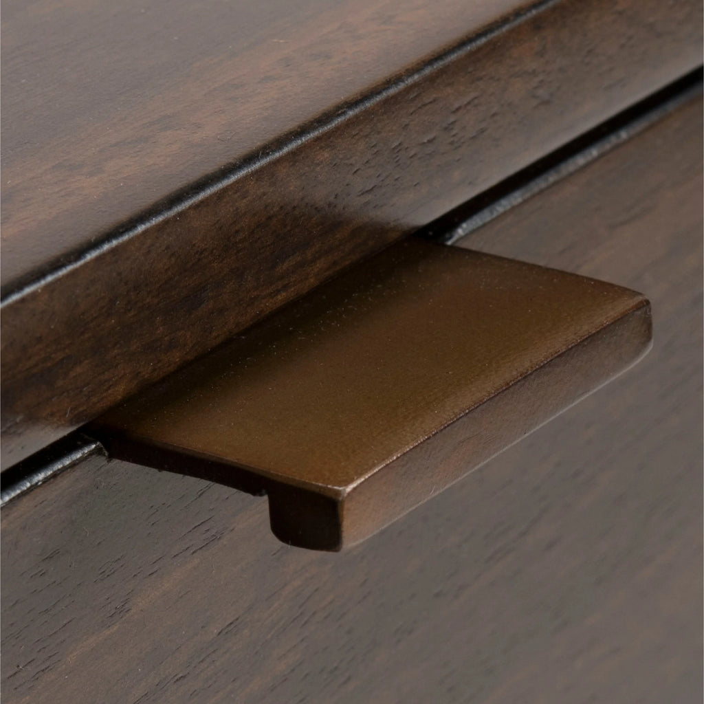 Brown 3 Drawer Writing Desk L4233