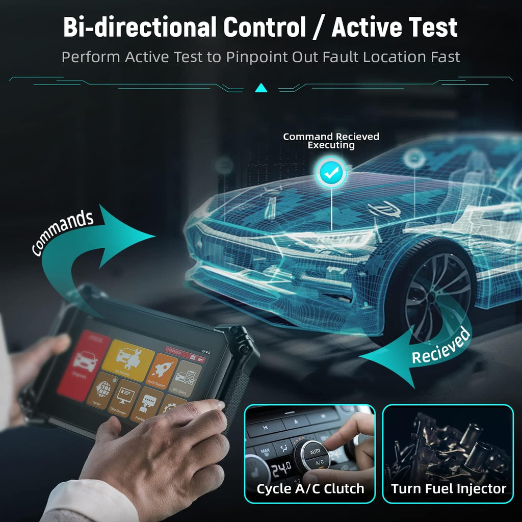 Bidirectional OBD2 All System Car Diagnostic Scanner E14069
