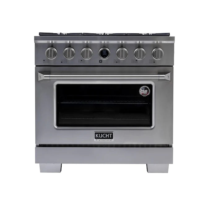 36 5.2 cu. ft. 6 Burner Natural Gas Dual Fuel Range Stainless Steel K3233