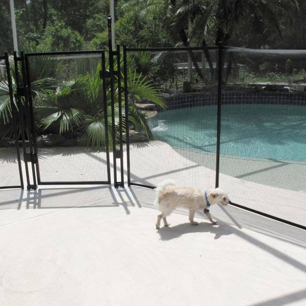 Black Mesh Pool Fence S58559